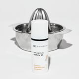 Vitamin C Serum 25 with stainless steel juicer
