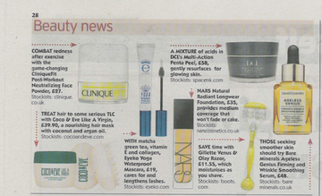 DCL Skincare in the Daily Express