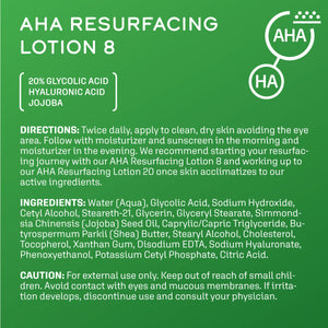 Lotion Resurfaçante AHA 8