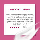 balancing cleanser testimonial