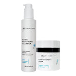Acne Wash and Moisturizer with Active Mattifying Cleanser and Ultra Comfort Cream